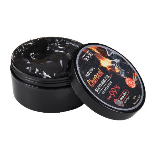 SOQU Natural Charcoal méregtelenítő és bőrnyugtató gél faszén kivonattal