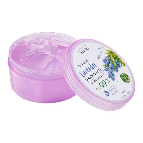 SOQU Natural Lavender bőrápoló és bőrnyugtató gél levendula kivonattal
