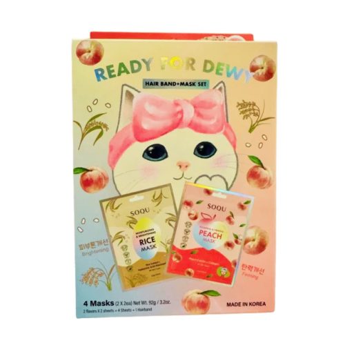 SOQU Ready For Dewy Hair Band + Mask Set