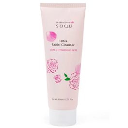   SOQU Ultra hidratáló arctisztító hab rózsa kivonattal és hialuronsavval