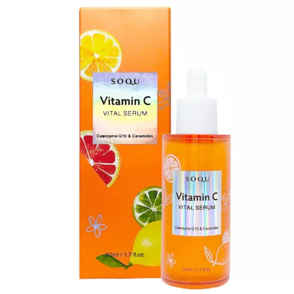 SOQU Vitamin C Vital bőrvilágosító szérum C-vitaminnal SOQU Vitamin C Vital bőrvilágosító szérum C-vitaminnal