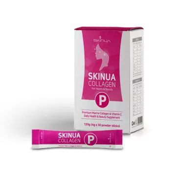   SKINUA Prémium halkollagént és C-vitamint tartalmazó étrend-kiegészítő italpor édesítőszerrel