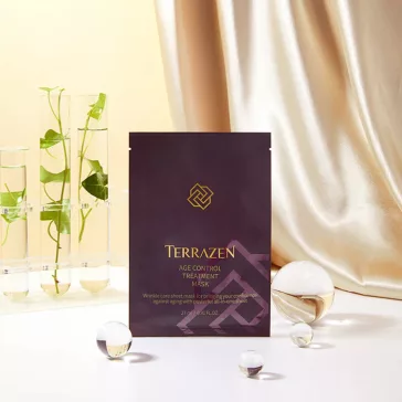   TERRAZEN Age Control ránctalanító és tápláló fátyolmaszk öregedésgátló összetevőkkel (5 darab)