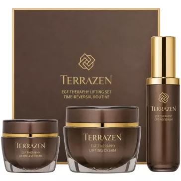   TERRAZEN EGF Theraphy öregedésgátló szett feszesítő összetevőkkel (szérum + szemkörnyékápoló krém + krém)