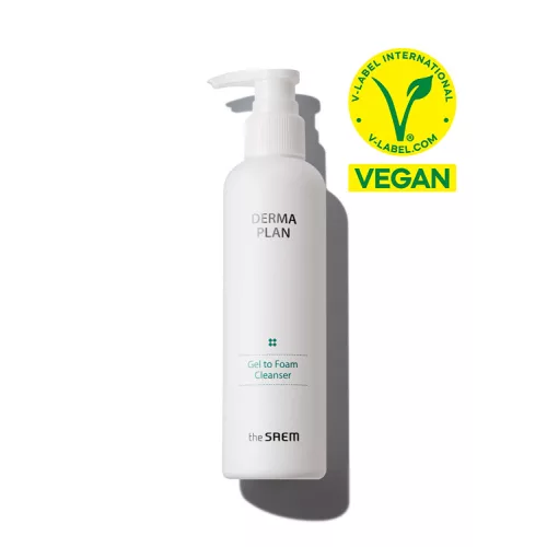 THE SAEM Derma Plan arctisztító hab érzékeny bőrre
