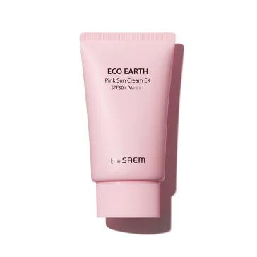 THE SAEM Eco Earth Pink fényvédő krém SPF50+ PA++++ 