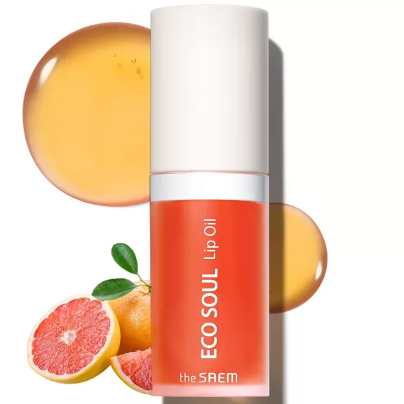 THE SAEM Eco Soul hidratáló és vitalizáló ajakápoló olaj - 03 Grapefruit THE SAEM Eco Soul hidratáló és vitalizáló ajakápoló olaj - 03 Grapefruit