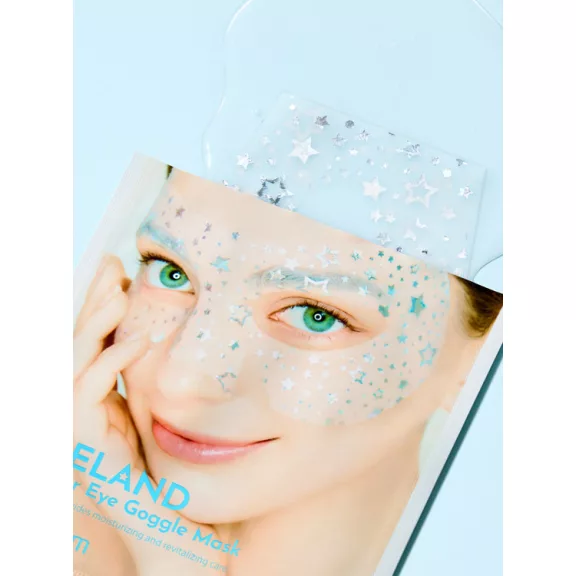 THE SAEM Iceland Glitter hidratáló szemkörnyékápoló tapasz kristálytiszta izlandi gleccservízzel
