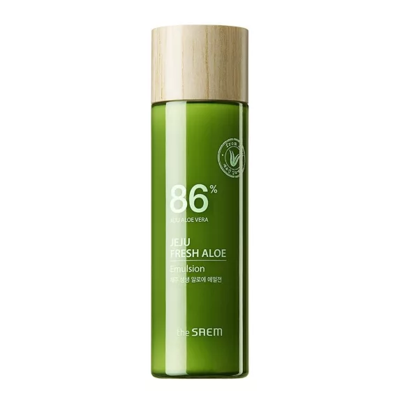 THE SAEM Jeju Fresh Aloe bőrnyugtató és hidratáló emulzió 86% Aloe vera kivonattal THE SAEM Jeju Fresh Aloe bőrnyugtató és hidratáló emulzió 86% Aloe vera kivonattal