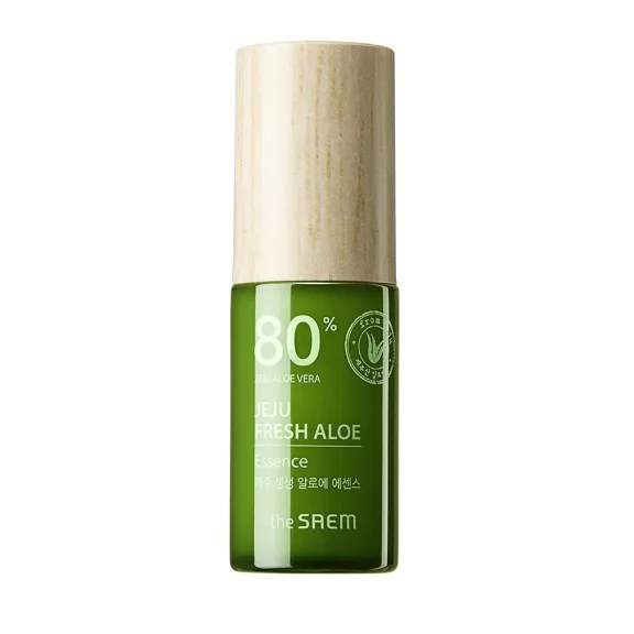 THE SAEM Jeju Fresh Aloe bőrnyugtató és hidratáló esszencia 80% Aloe vera kivonattal THE SAEM Jeju Fresh Aloe bőrnyugtató és hidratáló esszencia 80% Aloe vera kivonattal