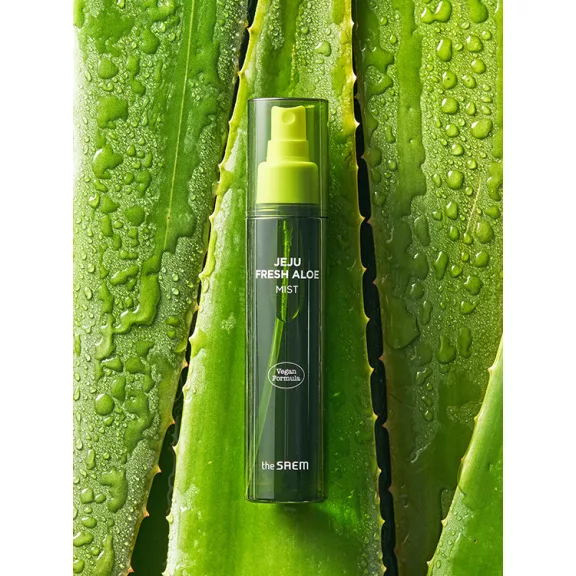 THE SAEM Jeju Fresh Aloe bőrnyugtató és hidratáló permet Aloe vera kivonattal THE SAEM Jeju Fresh Aloe bőrnyugtató és hidratáló permet Aloe vera kivonattal