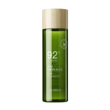   THE SAEM Jeju Fresh Aloe bőrnyugtató és hidratáló tonik 92% Aloe vera kivonattal