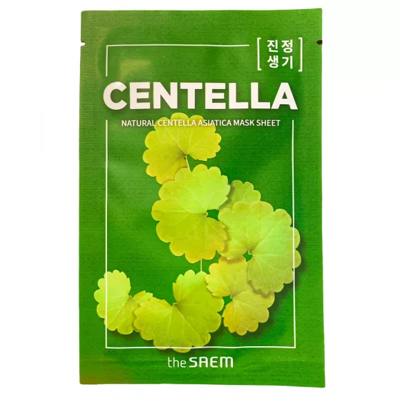 THE SAEM Natural nyugtató maszk Centella Asiatica kivonattal