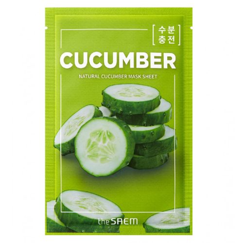 THE SAEM Natural hidratáló maszk uborka kivonattal