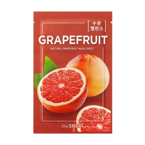 THE SAEM Natural Grapefruit Mask Sheet