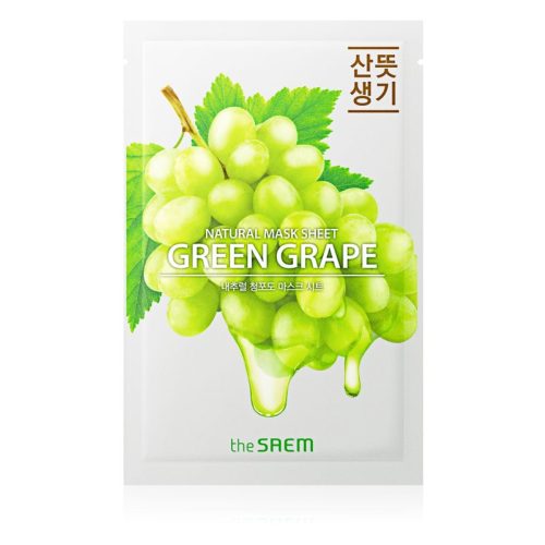 THE SAEM Natural Green Grape Mask Sheet