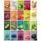 THE SAEM Natural bőrvilágosító 5 darabos maszk csomag (áfonya, argánolaj, citrom, manuka méz, rizs)