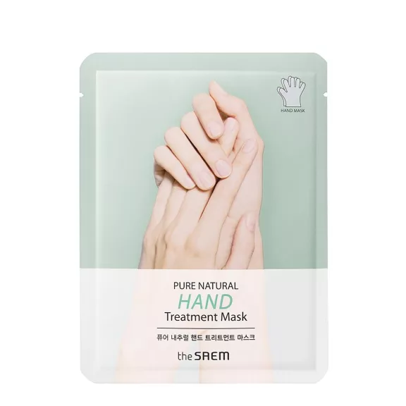 THE SAEM Pure Natural kézápoló maszk száraz és érdes bőrre