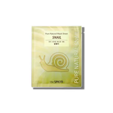   THE SAEM Pure Natural hidratáló maszk csigamucin kivonattal