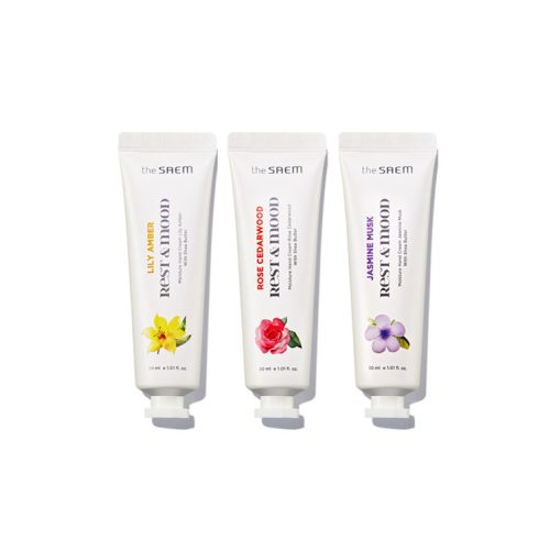 THE SAEM Rest & Mood hidratáló kézkrém szett (3 x 30 ml)