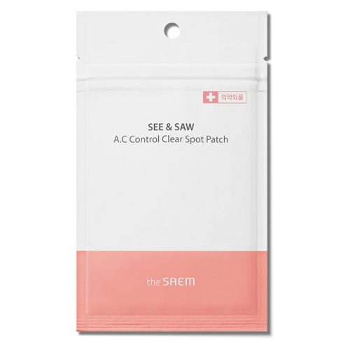 THE SAEM See & Saw A.C Control faggyúszabályzó tapasz pattanásos bőrre (24 darab pötty)