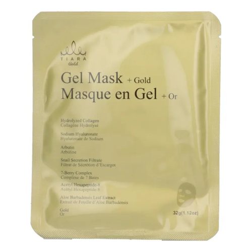 TIARA GOLD Gold prémium öregedésgátló hidrogél maszk 24 karátos arannyal és kollagénnel