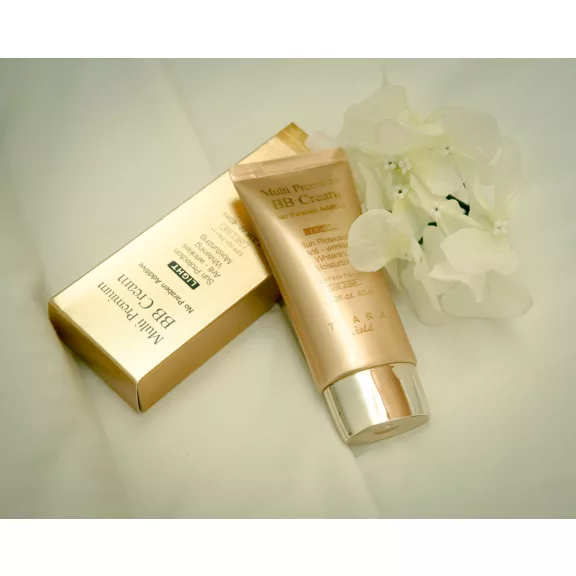 TIARA GOLD Multi Premium öregedésgátló BB krém bőrregeneráló hatóanyagokkal - Light TIARA GOLD Multi Premium öregedésgátló BB krém bőrregeneráló hatóanyagokkal - Light