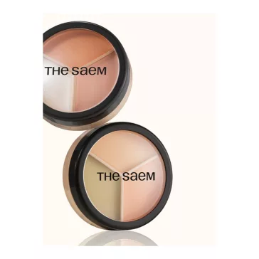   THE SAEM Cover Perfection Triple Pot 3 darabos korrektor paletta - 05 Dark Up Beige