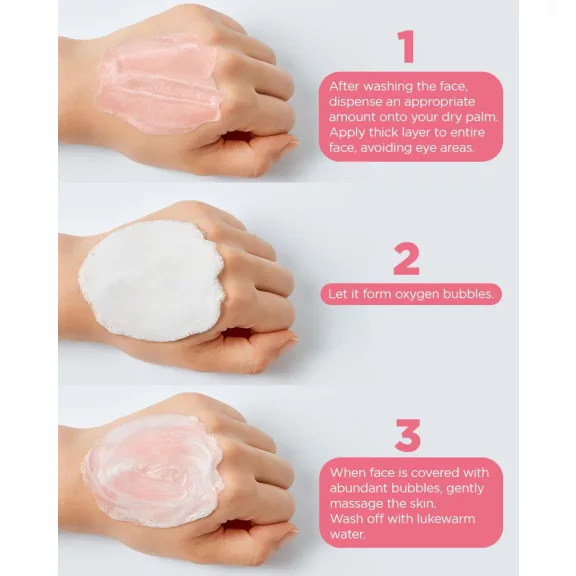 THE SAEM Gem Miracle mélytisztító és feszesítő buborékos maszk kollagénnel és gyöngy kivonattal