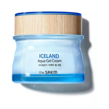   THE SAEM Iceland hidratáló gélkrém kristálytiszta izlandi gleccservízzel zsíros bőrre