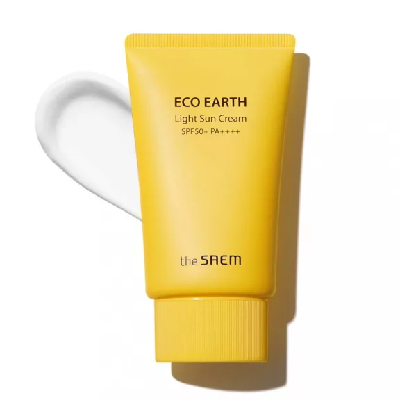 THE SAEM Eco Earth könnyed fényvédő krém SPF50+ PA++++ THE SAEM Eco Earth könnyed fényvédő krém SPF50+ PA++++