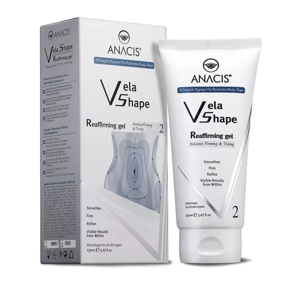 ANACIS Vela Shape Reaffirming hűsítő hatású testfeszesítő, cellulit elleni gél ANACIS Vela Shape Reaffirming hűsítő hatású testfeszesítő, cellulit elleni gél