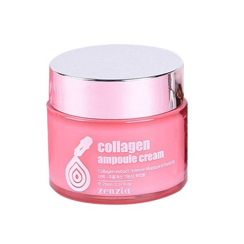 ZENZIA Collagen Ampoule intenzíven feszesítő, hidratáló krém kollagénnel