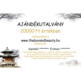 THE BOX AND BEAUTY Ajándékutalvány 20000 Ft értékben