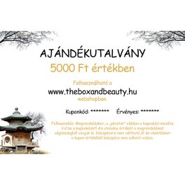 THE BOX AND BEAUTY Ajándékutalvány 5000 Ft értékben