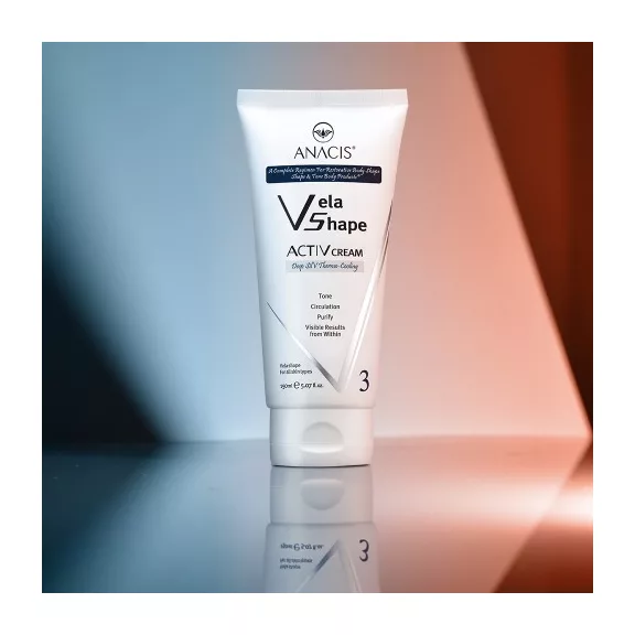 ANACIS Vela Shape ActiV testfeszesítő krém szabadalmaztatott nyirokkeringést serkentő funkcióval