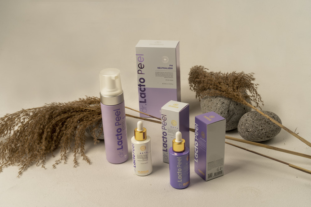 HUBISLAB Dr. Lacto Peel Beta hámlasztó szérum 30% AHA, BHA és PHA savval zsíros és sérült bőrre - Csak kozmetikusoknak!