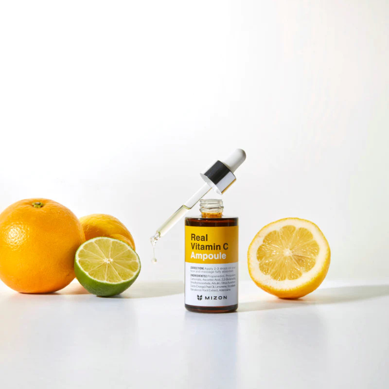 MIZON Real Vitamin C bőrfiatalító ampulla szérum 19 % C-vitamin tartalommal