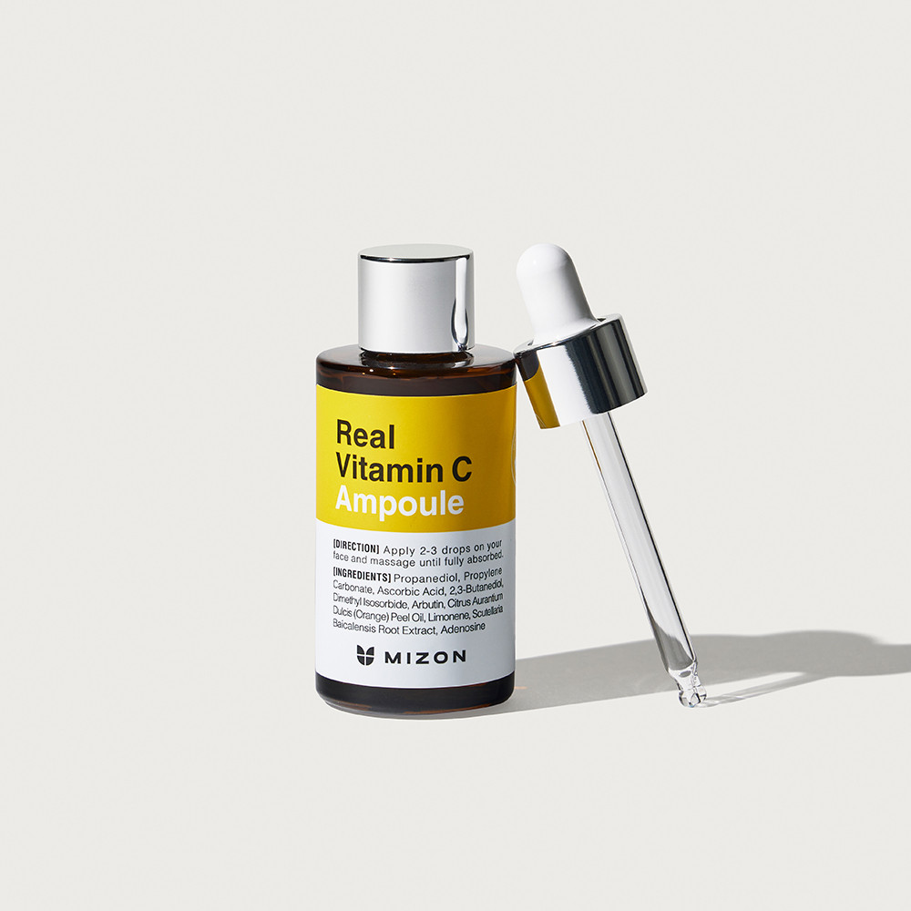 MIZON Real Vitamin C bőrfiatalító ampulla szérum 19 % C-vitamin tartalommal