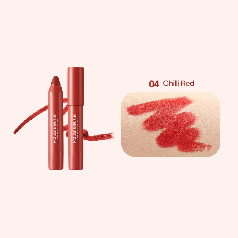 NATURE REPUBLIC By Flower Eco Crayon rúzs - 04 Chilli Red