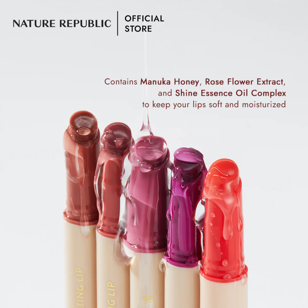 NATURE REPUBLIC Honey Melting szájfény - 05 Plum