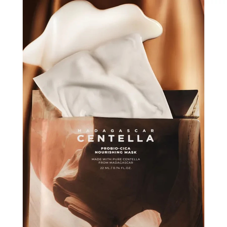SKIN1004 Madagascar Centella Probio-Cica feszesítő és tápláló maszk fermentált Centella Asiatica kivonattal – részletes termékbemutató