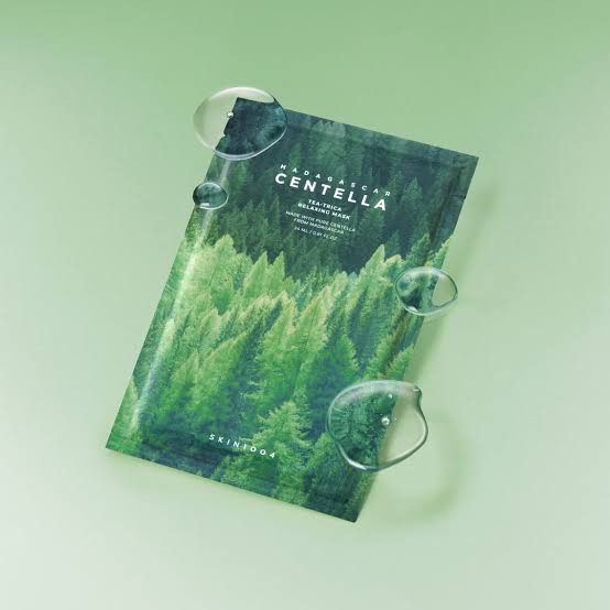 SKIN1004 Madagascar Centella Tea-Trica bőrnyugtató maszk Centella Asiatica kivonattal – részletes termékbemutató