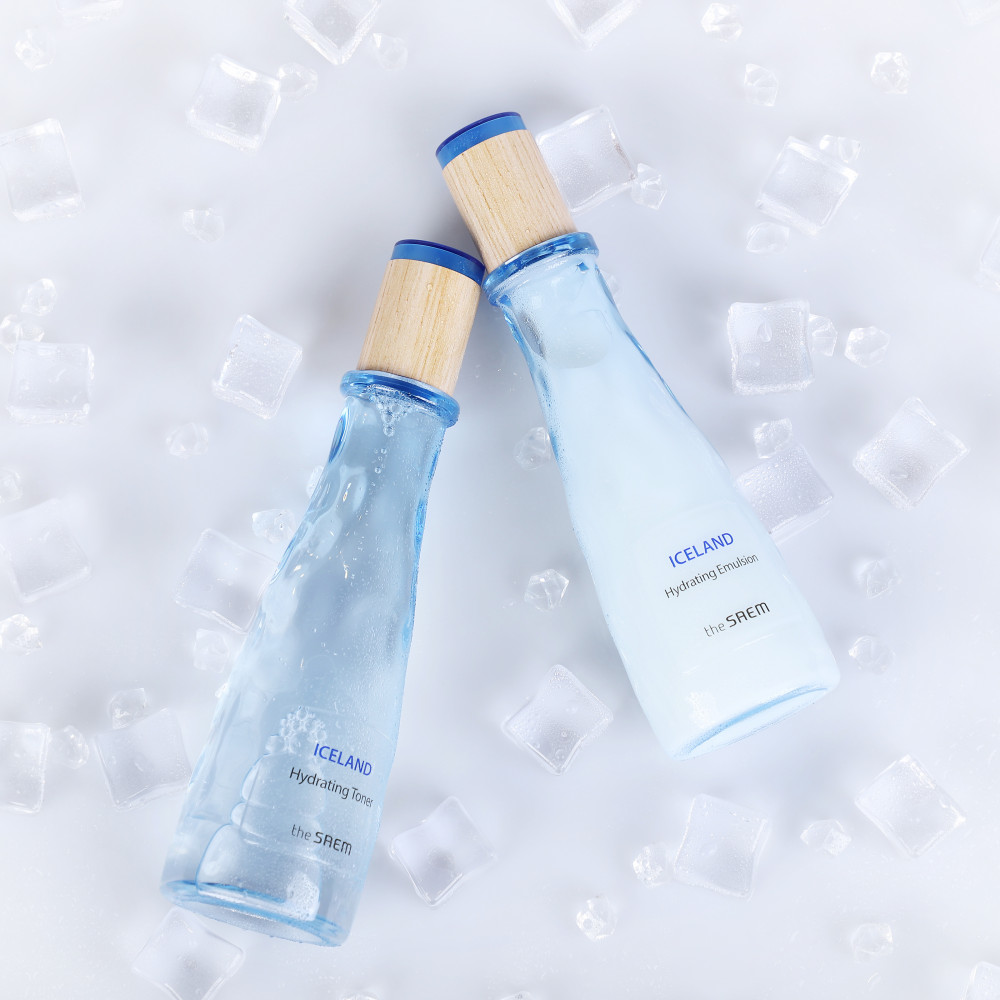 THE SAEM Iceland hidratáló tonik kristálytiszta izlandi gleccservízzel - Közeli lejárat – részletes termékbemutató