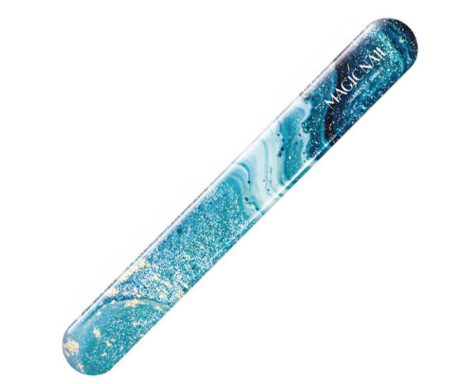 ALPHA OPTRON Magic Nail mágikus üveg körömreszelő - Blue Ocean