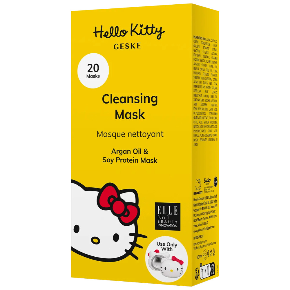GESKE Cleansing arctisztító maszk csomag - GESKE Hello Kitty fehér készülékekhez