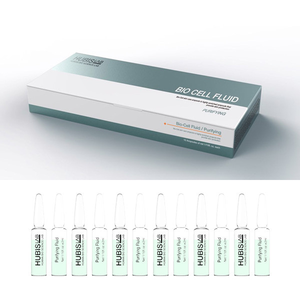 HUBISLAB Bio Cell Purifying bőrgyógyító ampulla szérum magas hatóanyag-tartalommal
