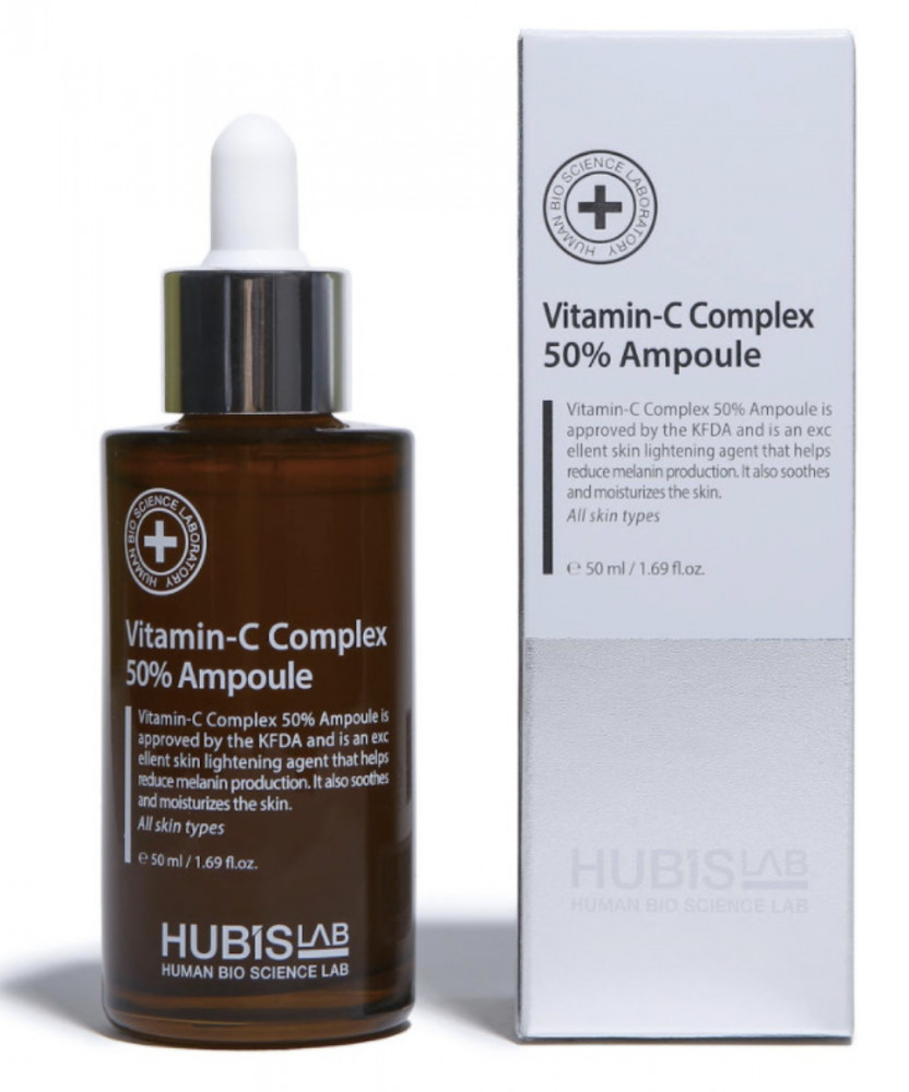 HUBISLAB Derma Max komplex bőrvilágosító, feszesítő szérum 50 % C-Vitamin tartalommal