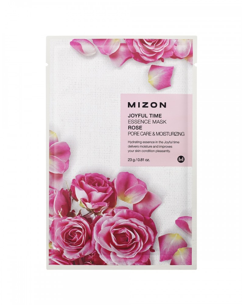 MIZON Joyful Time pórusszabályzó és hidratáló hatású esszenciális maszk rózsa kivonattal