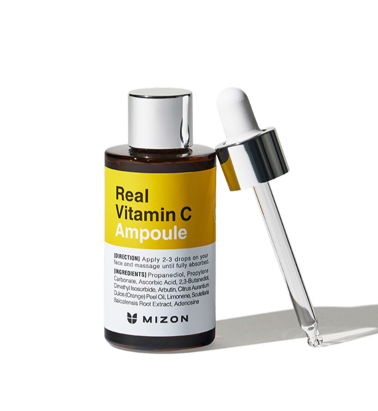 MIZON Real Vitamin C bőrfiatalító ampulla szérum 19 % C-vitamin tartalommal